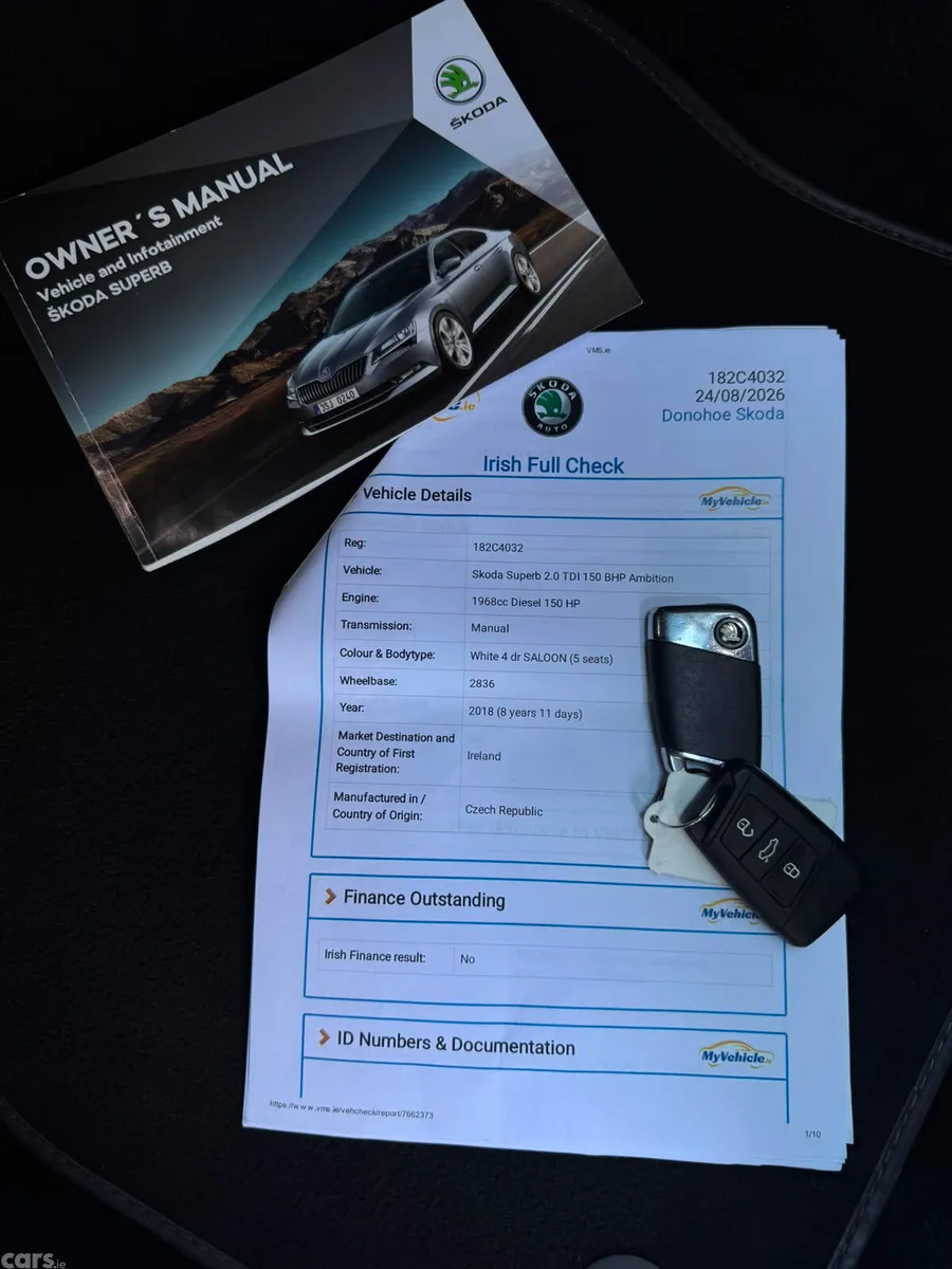 Skoda Superb Saloon, Diesel, 2018, White