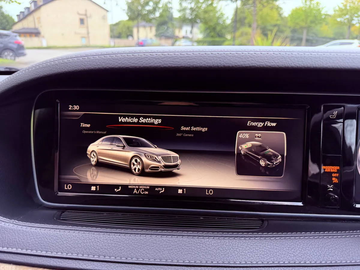 Mercedes-Benz S-Class Saloon, Petrol Hybrid, 2015, White
