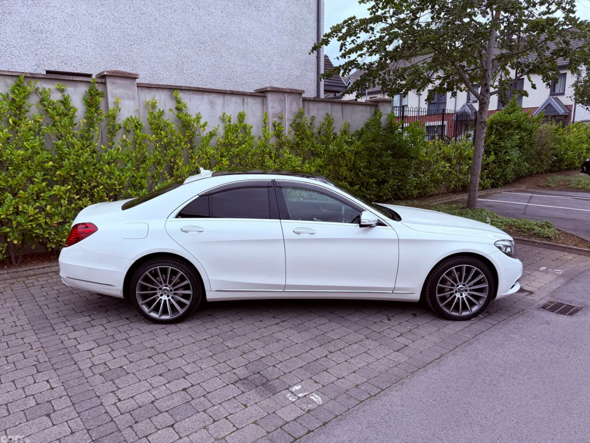 Mercedes-Benz S-Class Saloon, Petrol Hybrid, 2015, White