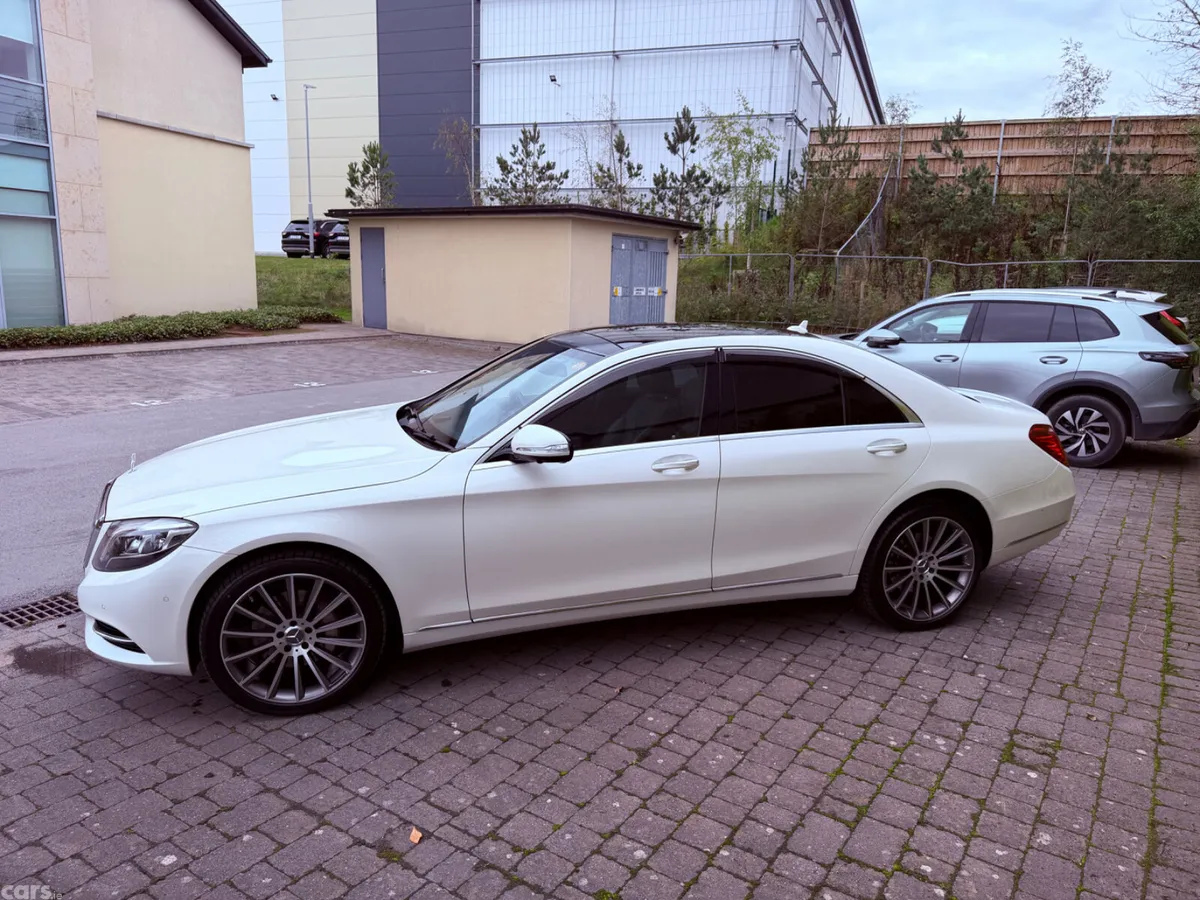 Mercedes-Benz S-Class Saloon, Petrol Hybrid, 2015, White