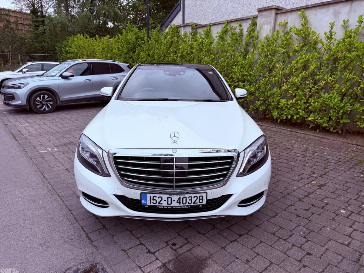 Mercedes-Benz S-Class Saloon, Petrol Hybrid, 2015, White