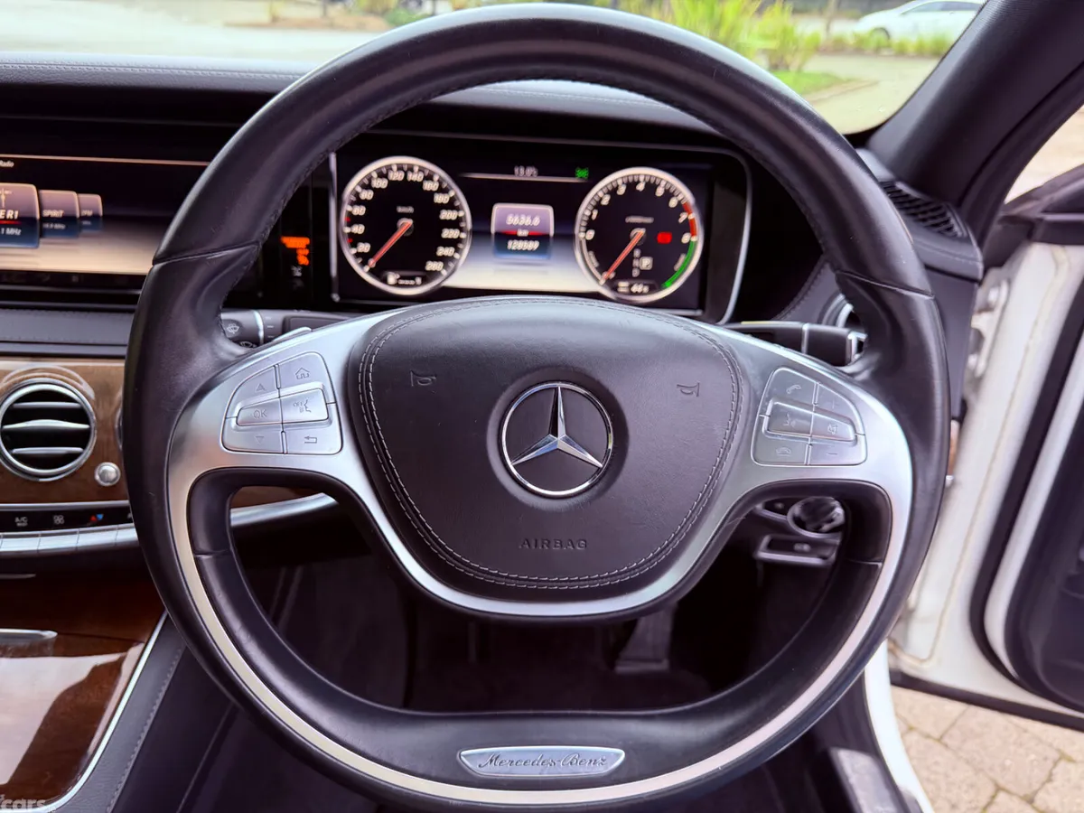 Mercedes-Benz S-Class Saloon, Petrol Hybrid, 2015, White