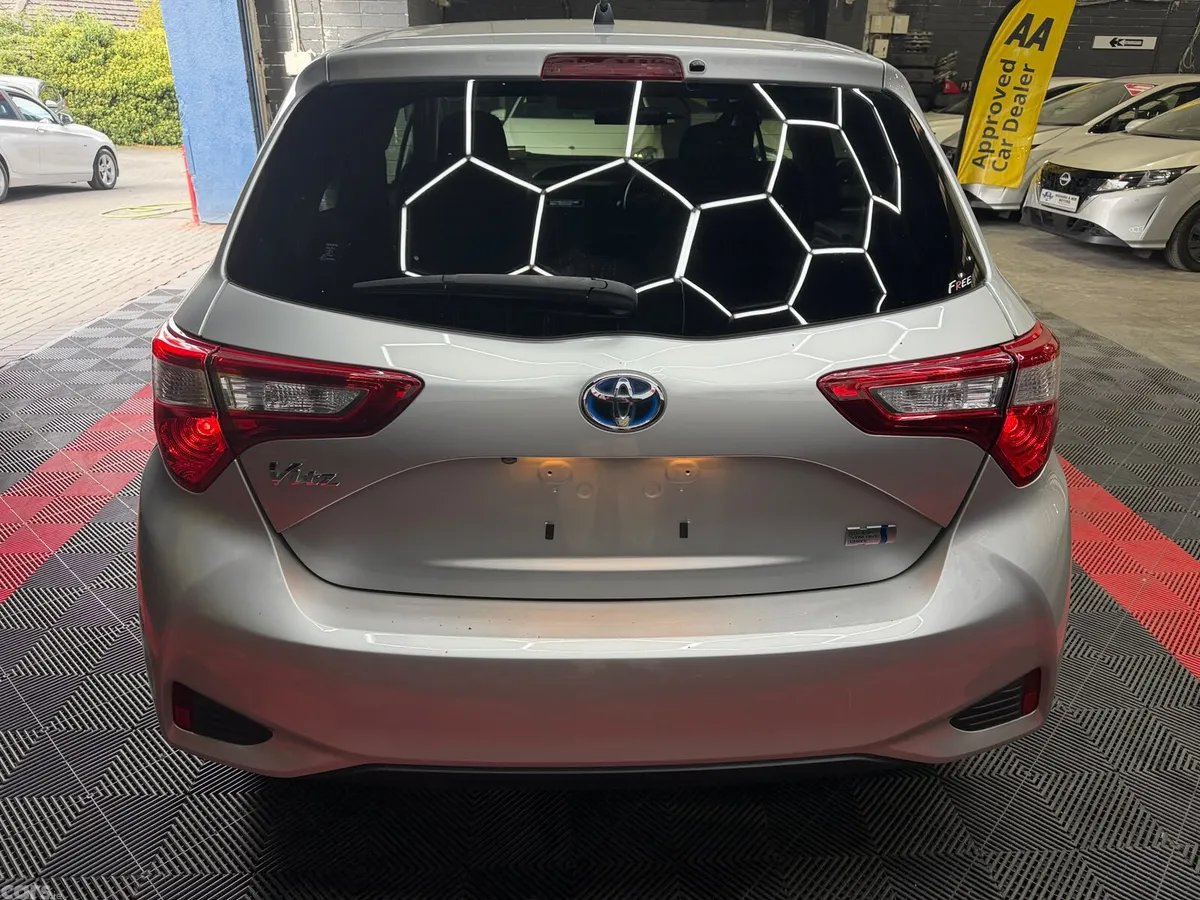 Toyota Vitz Hatchback, Petrol Hybrid, 2017, Silver