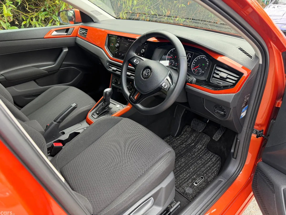 Volkswagen Polo Hatchback, Petrol, 2019, Orange