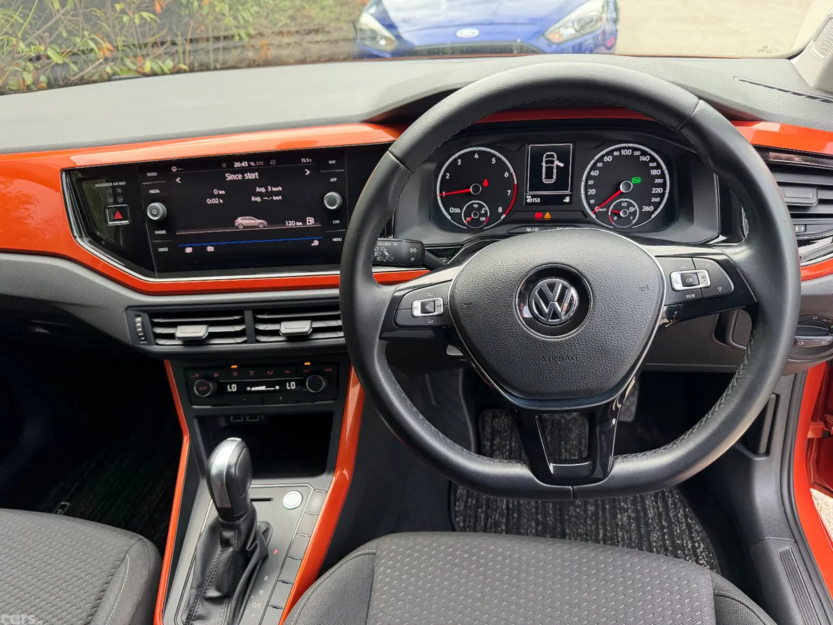 Volkswagen Polo Hatchback, Petrol, 2019, Orange