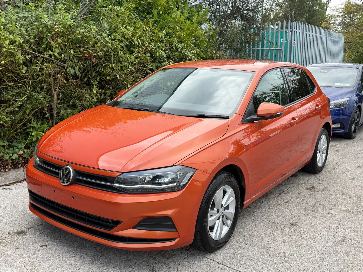 Volkswagen Polo Hatchback, Petrol, 2019, Orange
