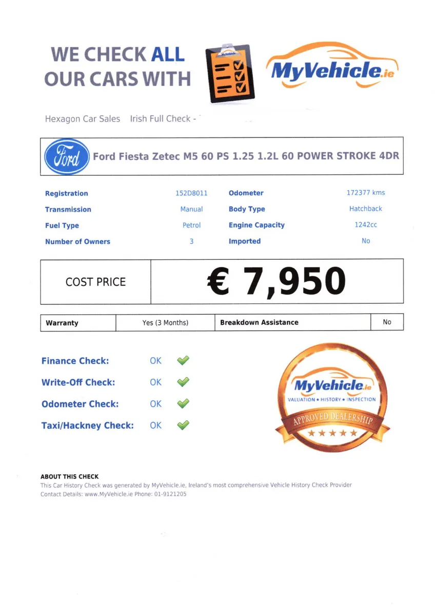 Ford Fiesta Hatchback, Petrol, 2015, Black
