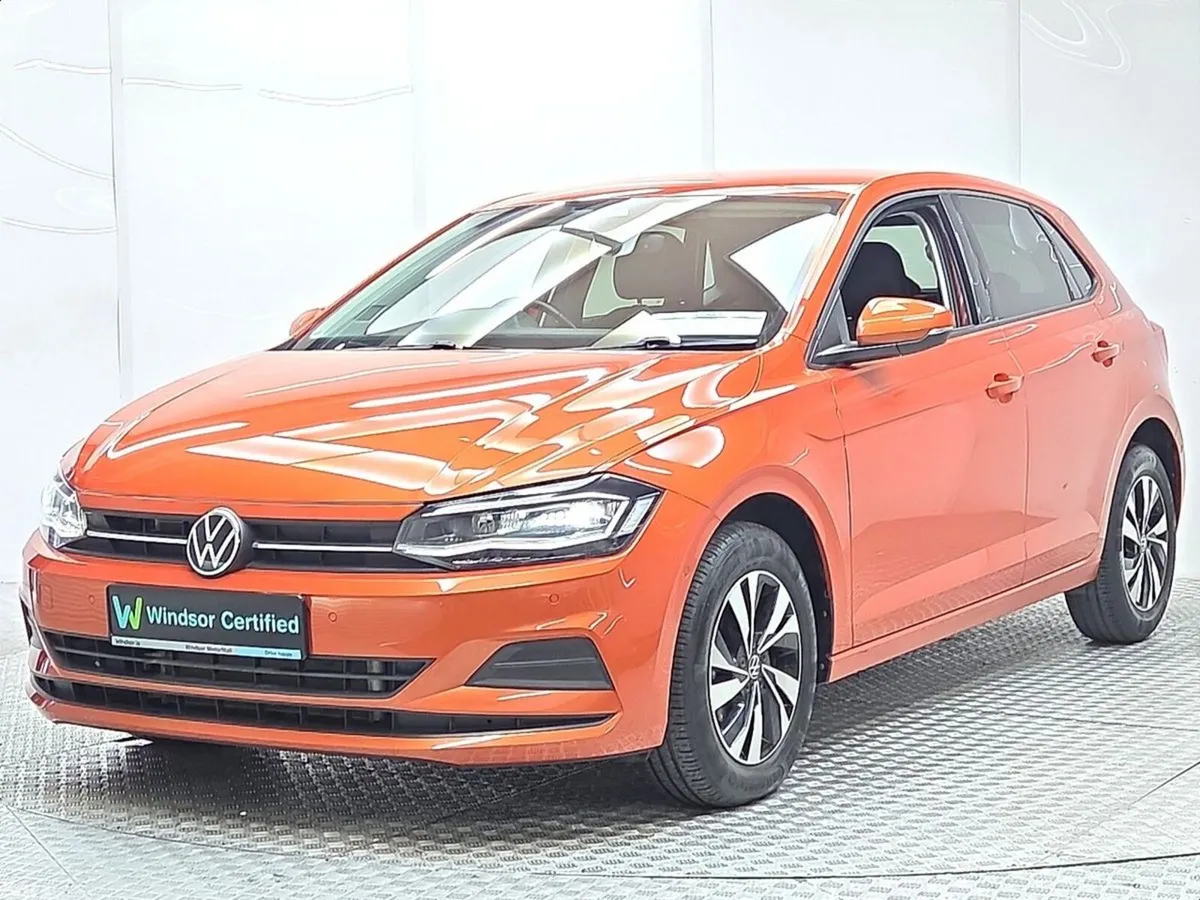 Volkswagen Polo Hatchback, Petrol, 2021, Orange