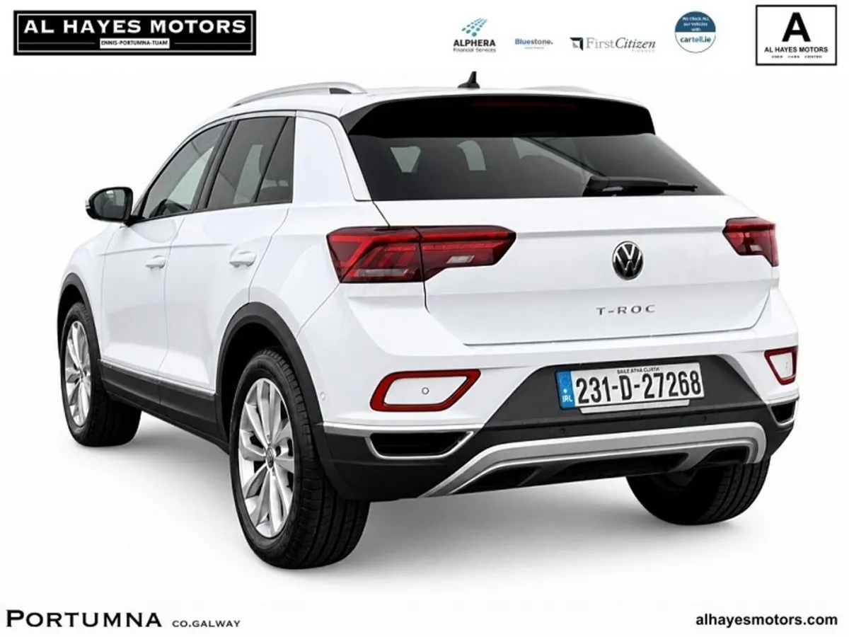 Volkswagen T-Roc SUV, Petrol, 2023, White