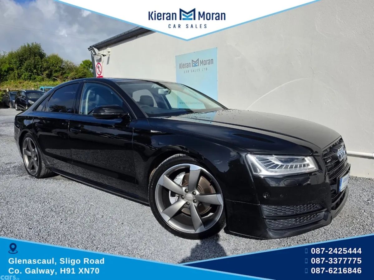 Audi A8 Saloon, Diesel, 2017, Black
