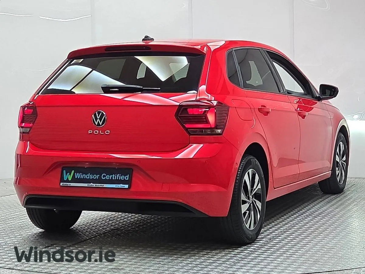 Volkswagen Polo Hatchback, Petrol, 2021, Red