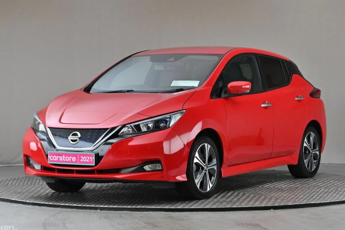 Nissan Leaf Hatchback, Electric, 2021, Red
