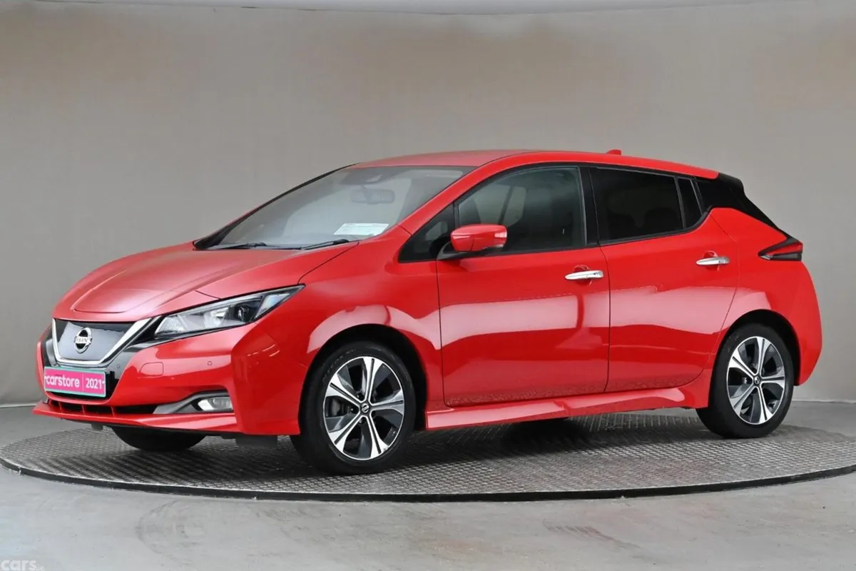 Nissan Leaf Hatchback, Electric, 2021, Red