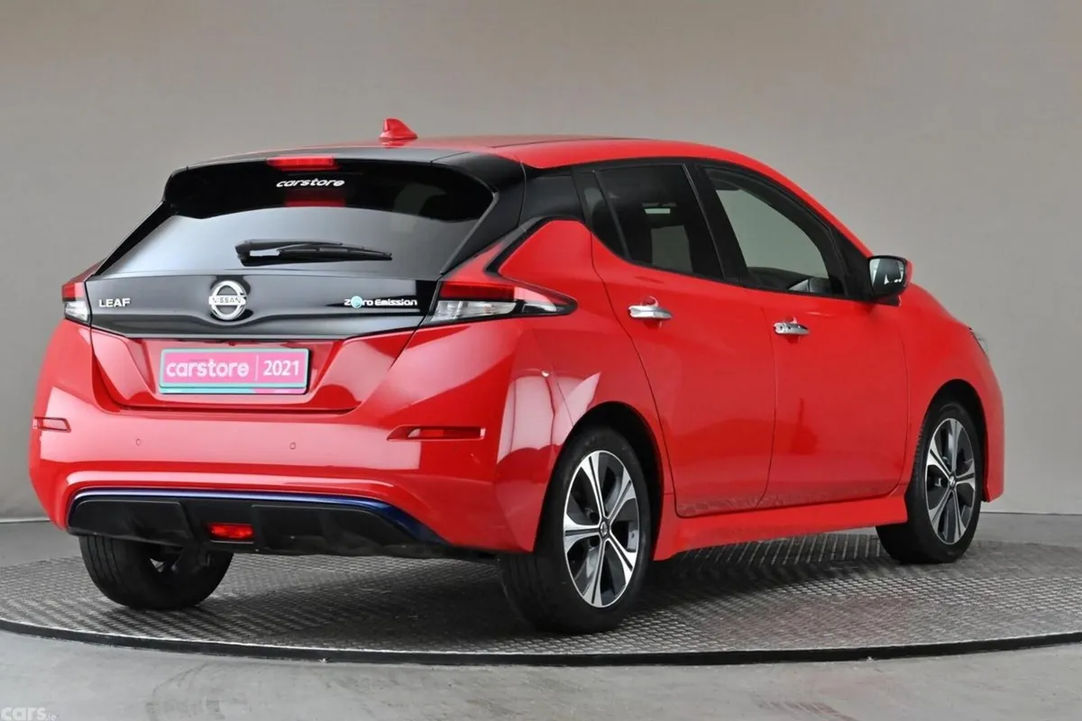 Nissan Leaf Hatchback, Electric, 2021, Red