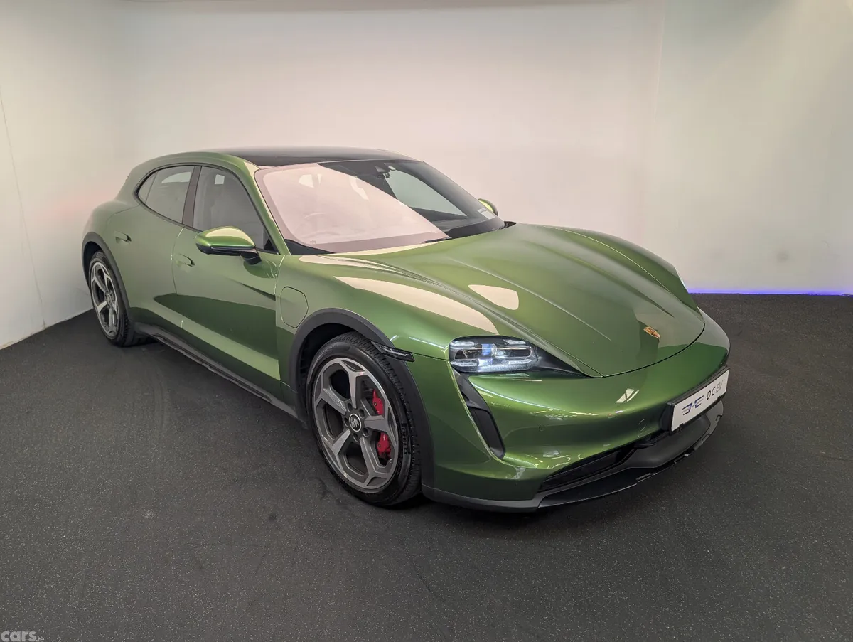 Porsche Taycan Estate, Electric, 2022, Green