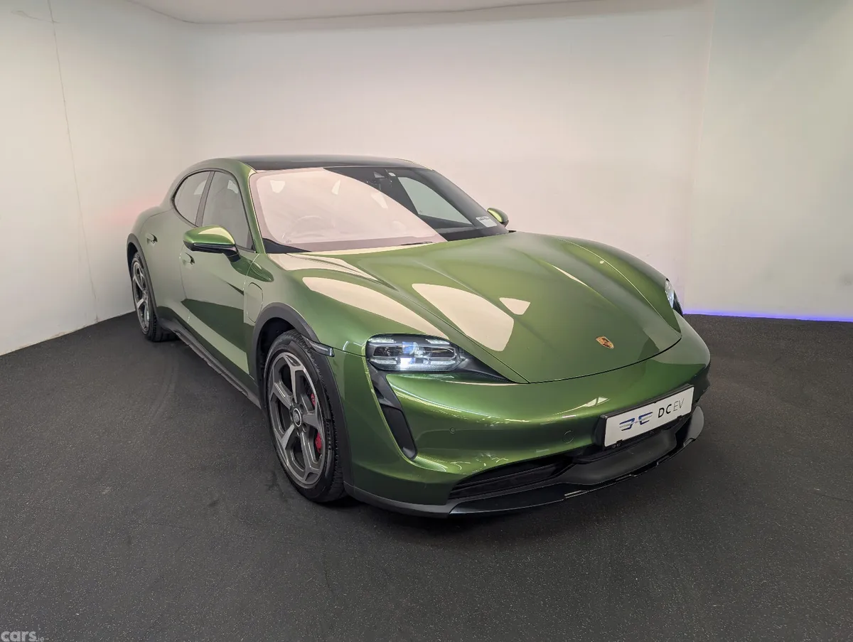 Porsche Taycan Estate, Electric, 2022, Green