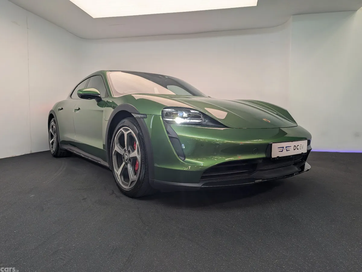 Porsche Taycan Estate, Electric, 2022, Green