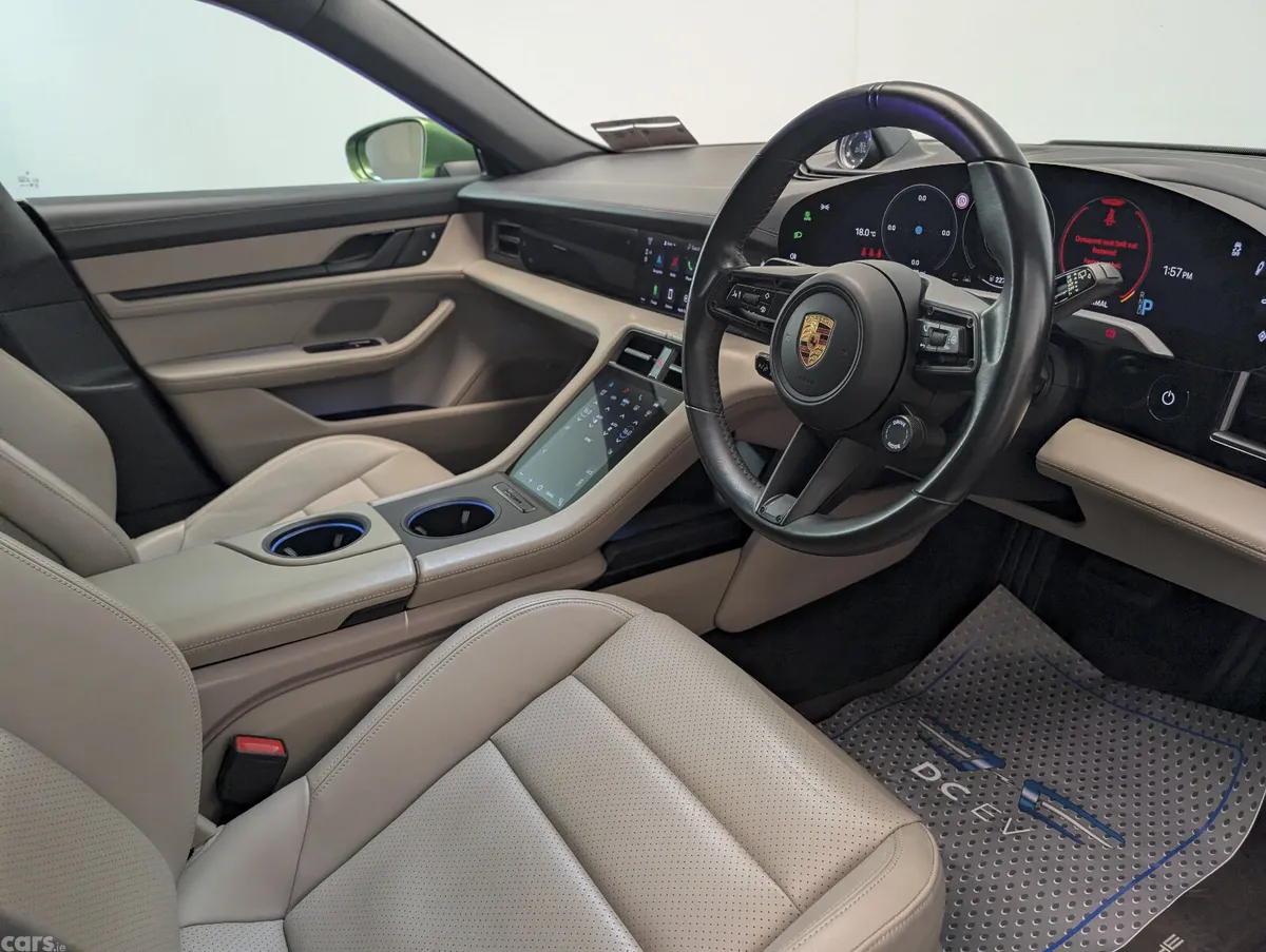 Porsche Taycan Estate, Electric, 2022, Green