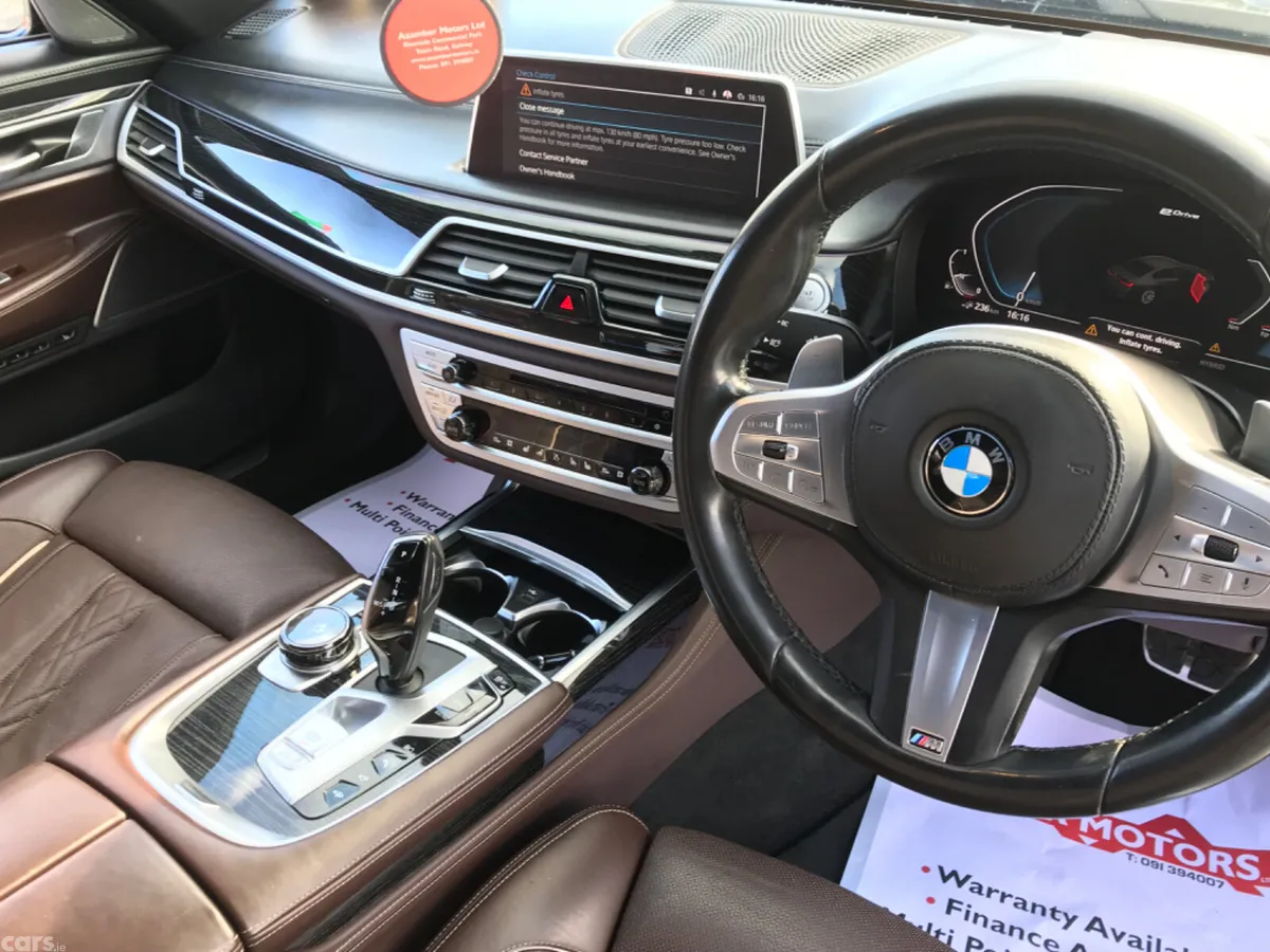 BMW 7-Series Saloon, Petrol Plug-in Hybrid, 2019, Brown