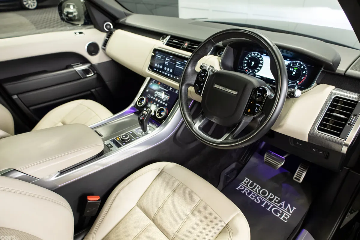 Land Rover Range Rover Sport SUV, Petrol Plug-in Hybrid, 2022, Black