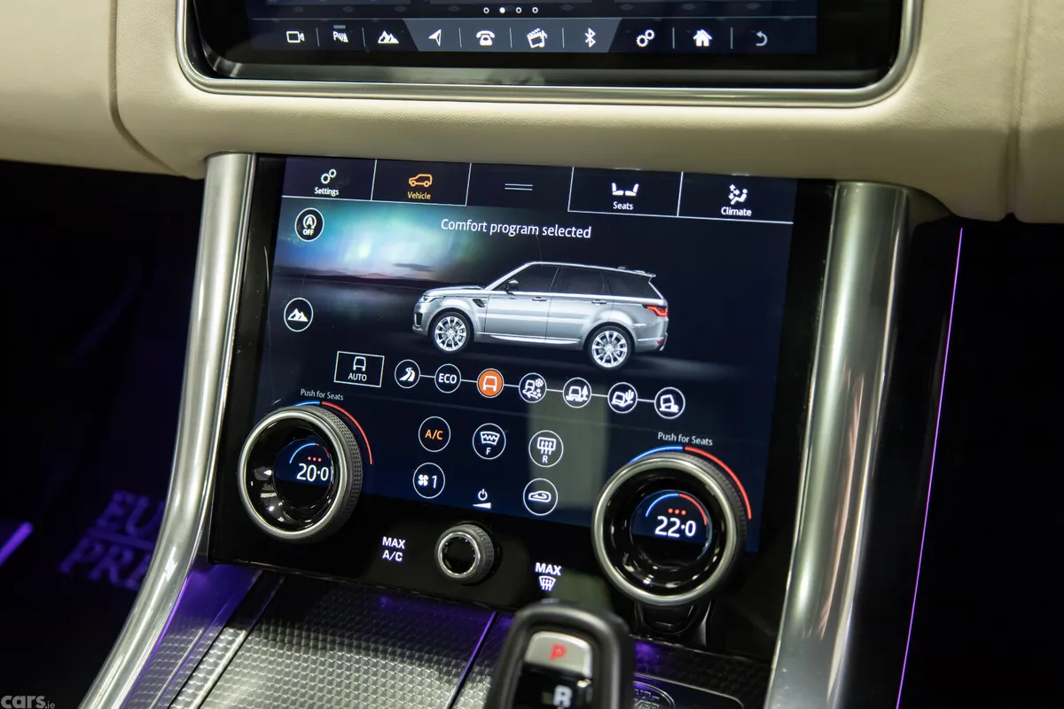 Land Rover Range Rover Sport SUV, Petrol Plug-in Hybrid, 2022, Black
