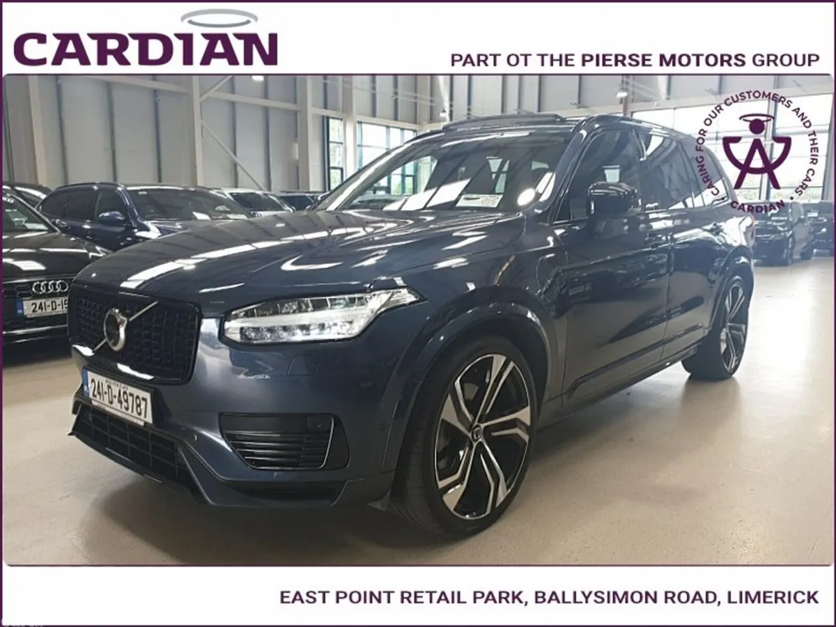 Volvo XC90 SUV, Petrol Plug-in Hybrid, 2024, Blue