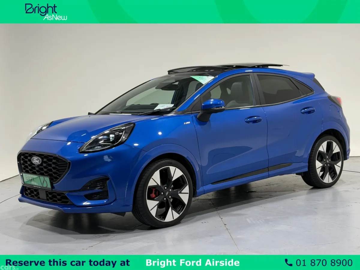 Ford Puma MPV, Petrol Hybrid, 2024, Blue