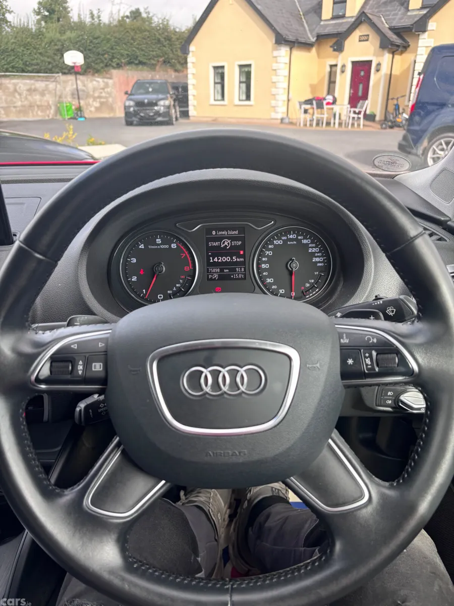 Audi A3 Saloon, Petrol, 2015, Red