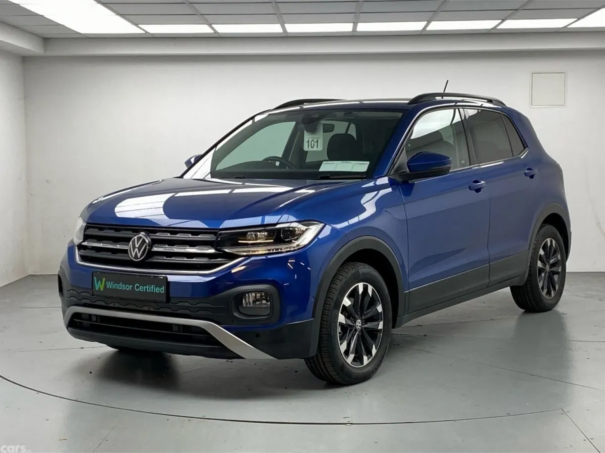Volkswagen T-Cross Hatchback, Petrol, 2021, Blue