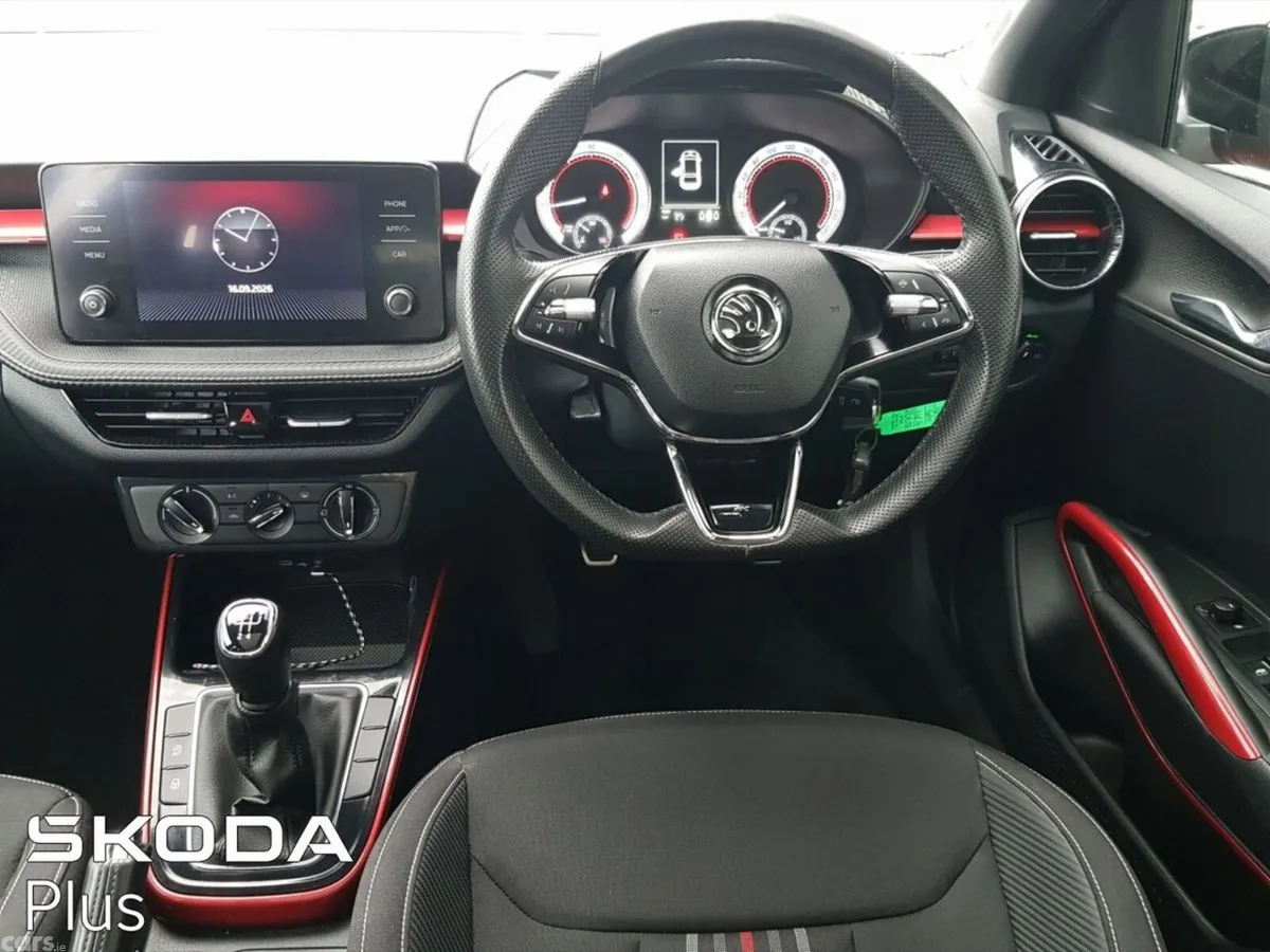 Skoda Fabia Hatchback, Petrol, 2023, Red