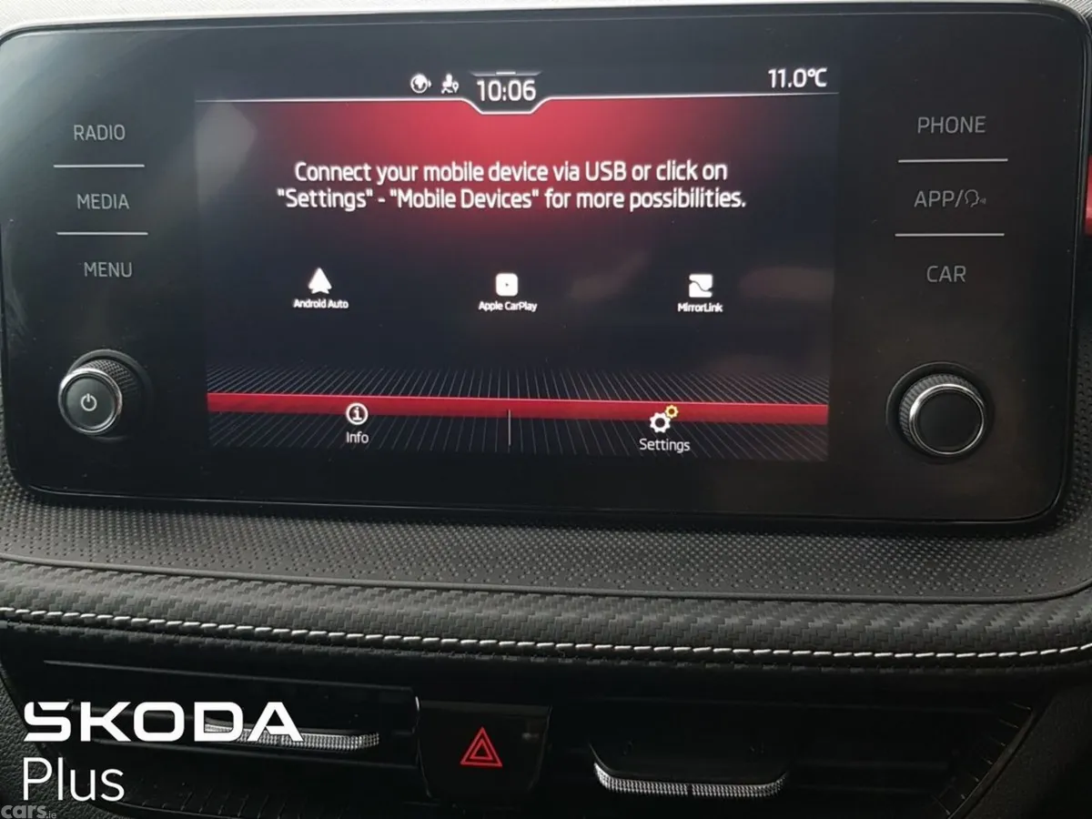 Skoda Fabia Hatchback, Petrol, 2023, Red