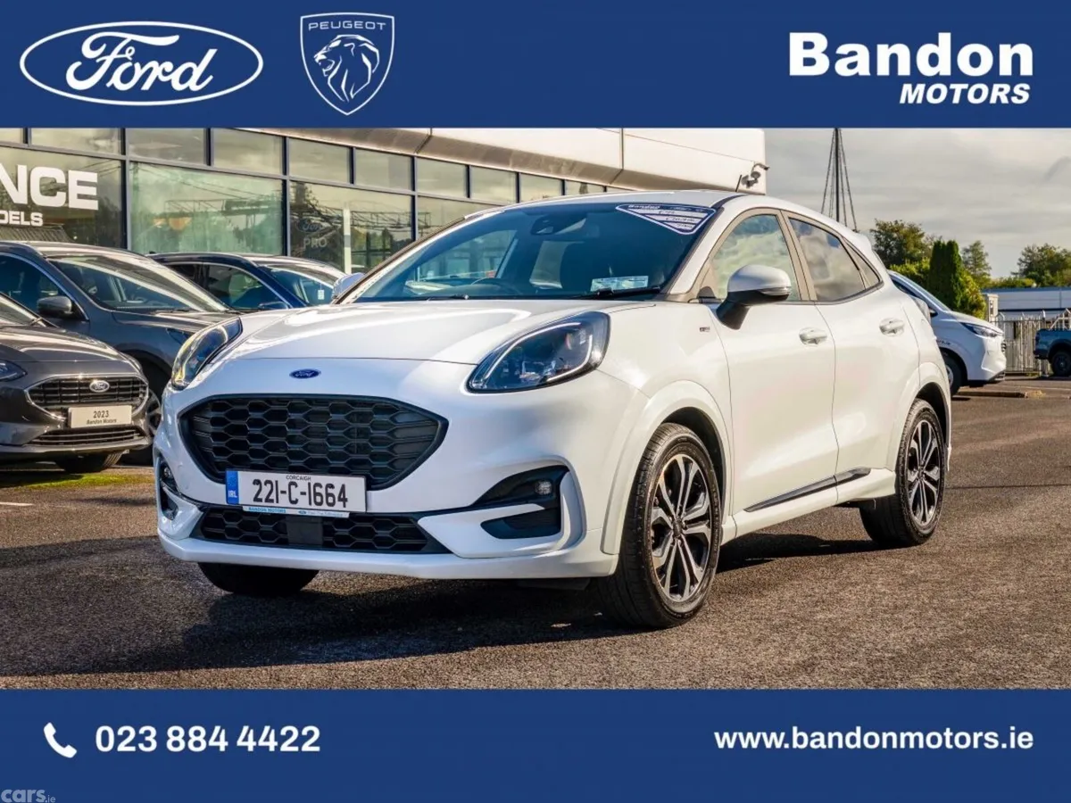 Ford Puma MPV, Petrol Hybrid, 2022, White