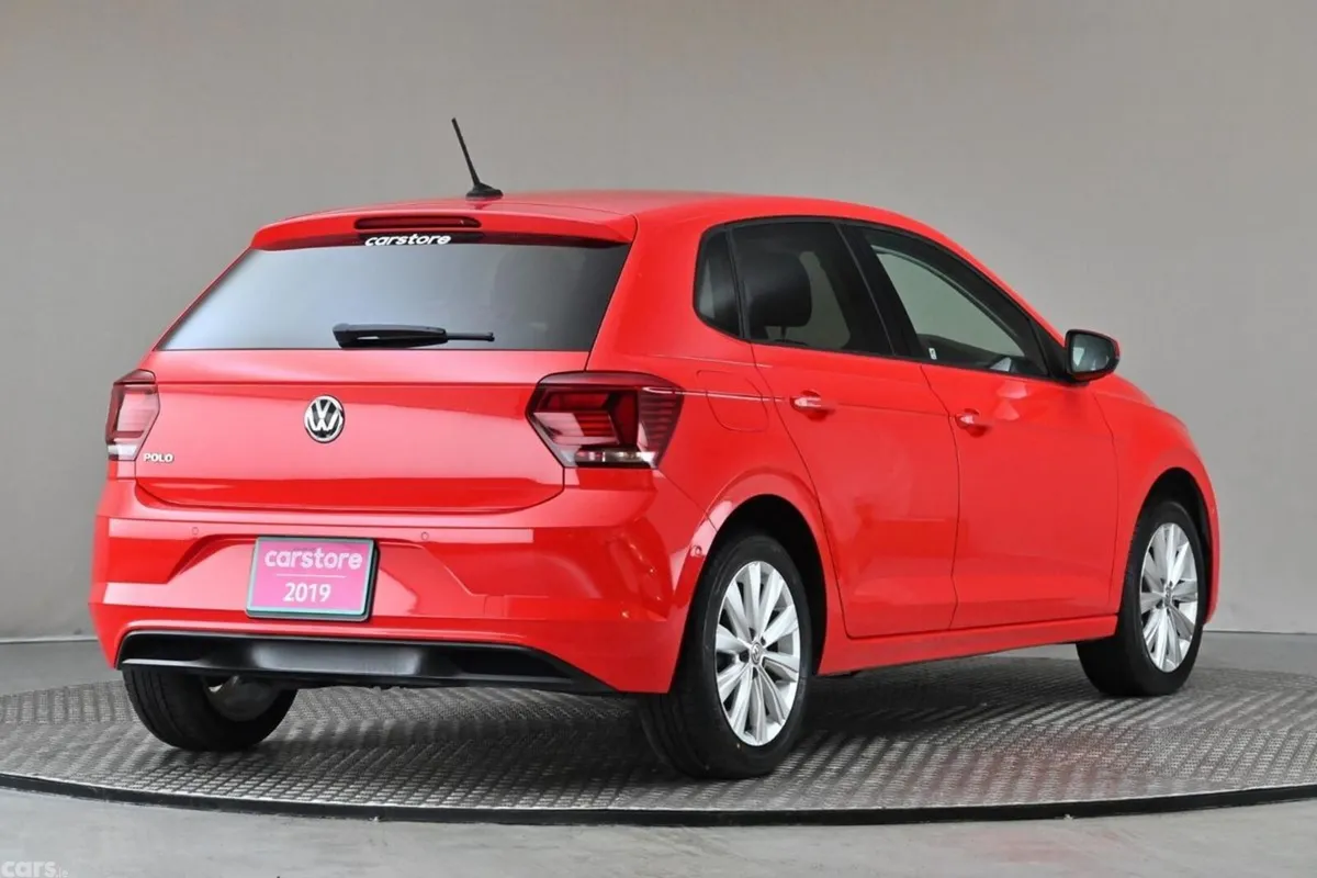 Volkswagen Polo Hatchback, Petrol, 2019, Red