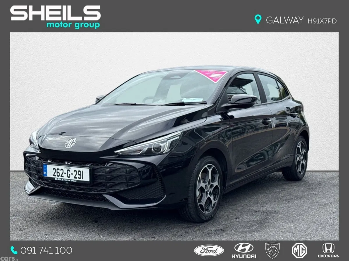 MG MG3 Hatchback, Petrol Hybrid, 2026, Black