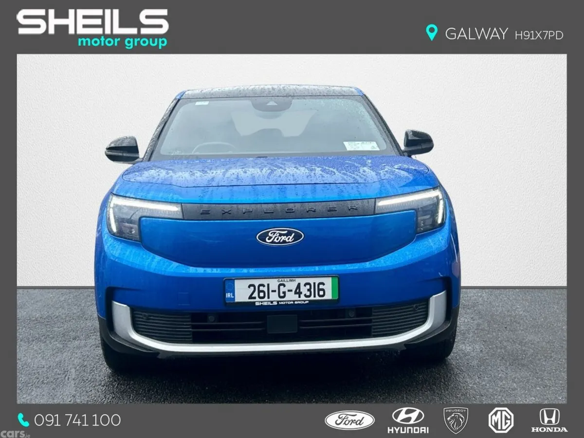 Ford Explorer MPV, Electric, 2026, Blue