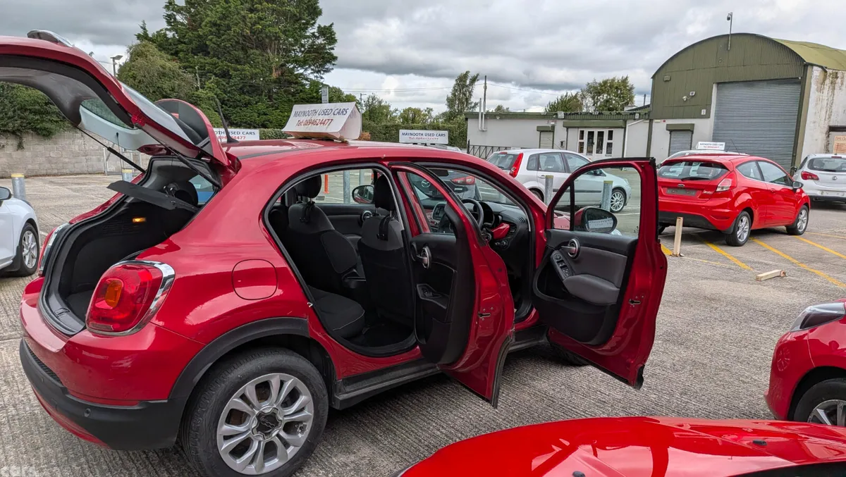 Fiat 500X SUV, Petrol, 2015, Red