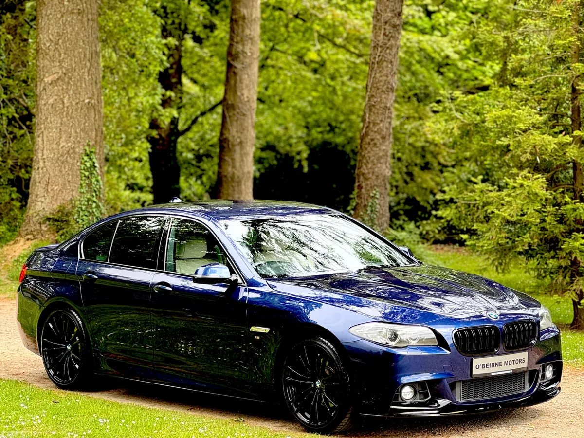 BMW 5-Series Saloon, Diesel, 2016, Blue