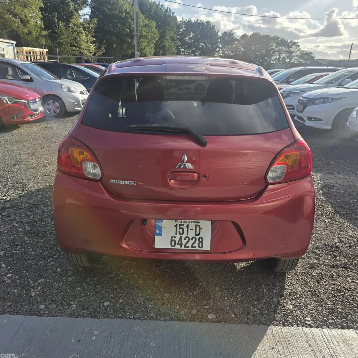 Mitsubishi Mirage Hatchback, Petrol, 2015, Red