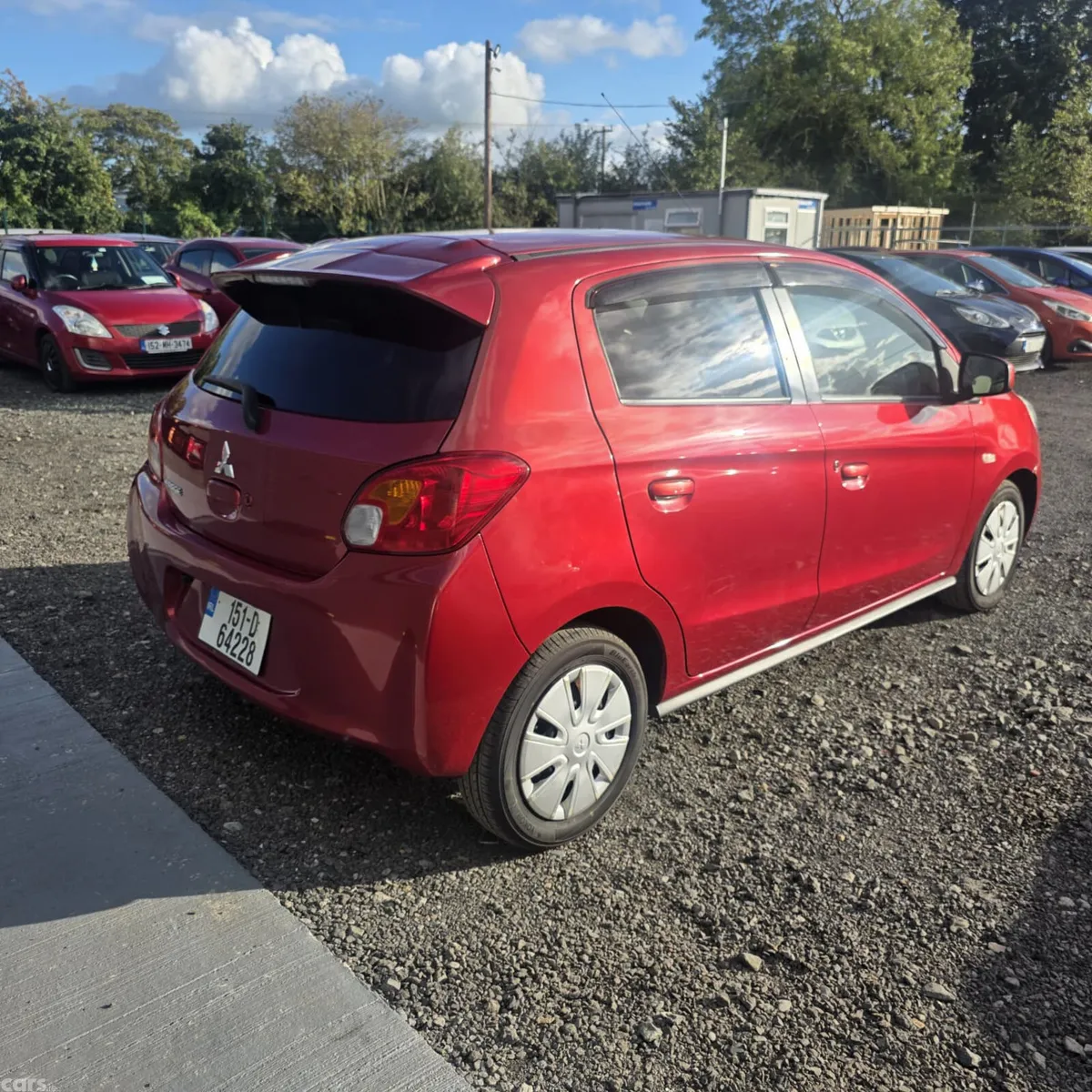 Mitsubishi Mirage Hatchback, Petrol, 2015, Red
