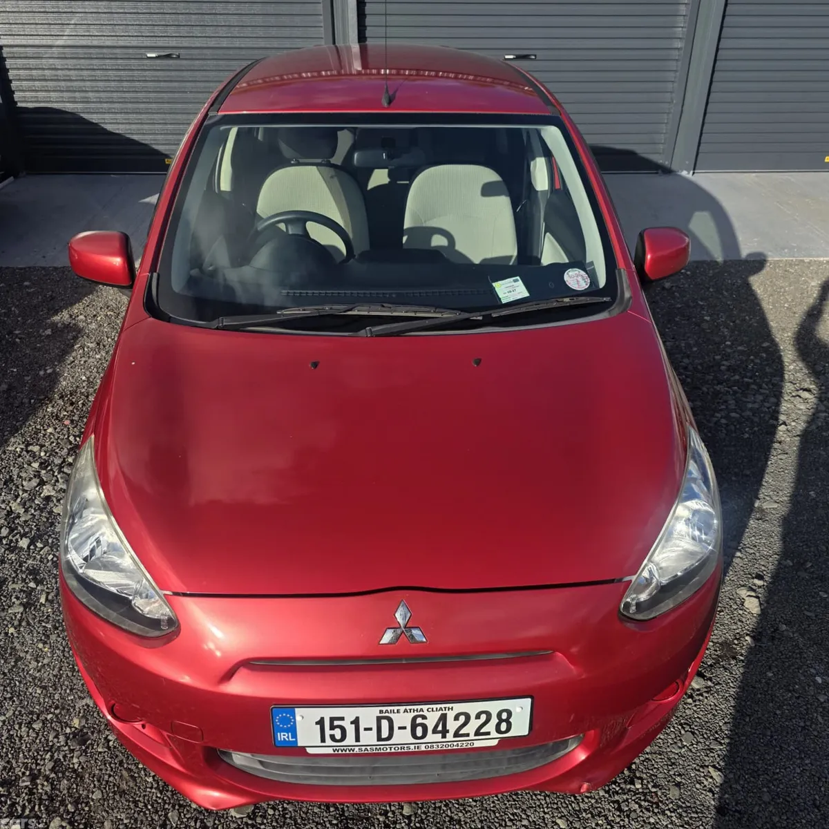 Mitsubishi Mirage Hatchback, Petrol, 2015, Red