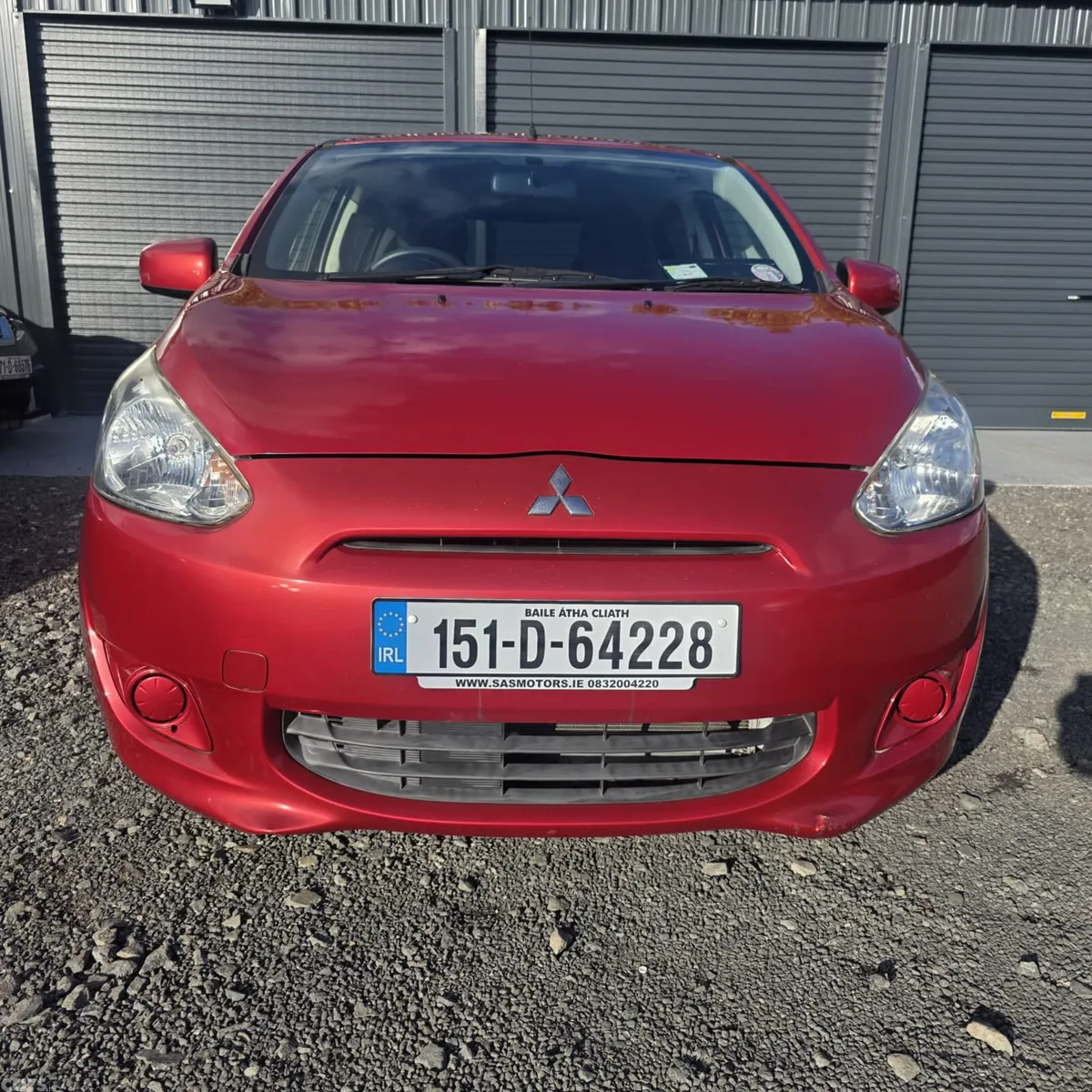 Mitsubishi Mirage Hatchback, Petrol, 2015, Red