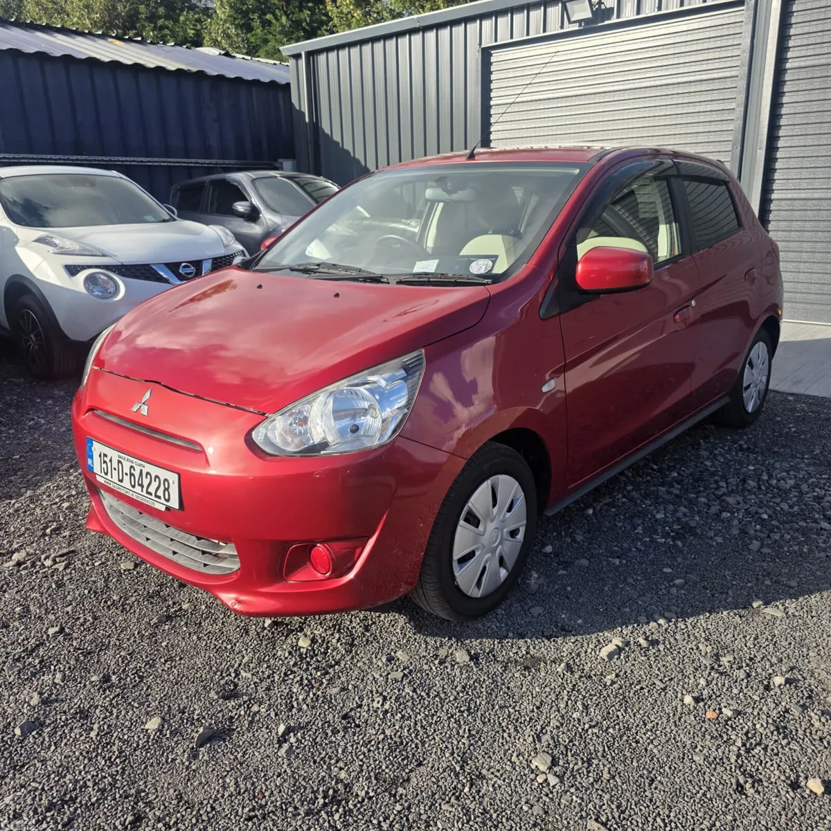 Mitsubishi Mirage Hatchback, Petrol, 2015, Red