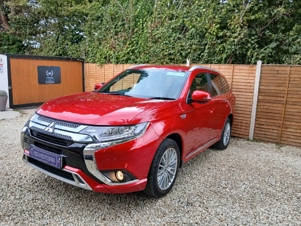 Mitsubishi Outlander SUV, Petrol Plug-in Hybrid, 2020, Red