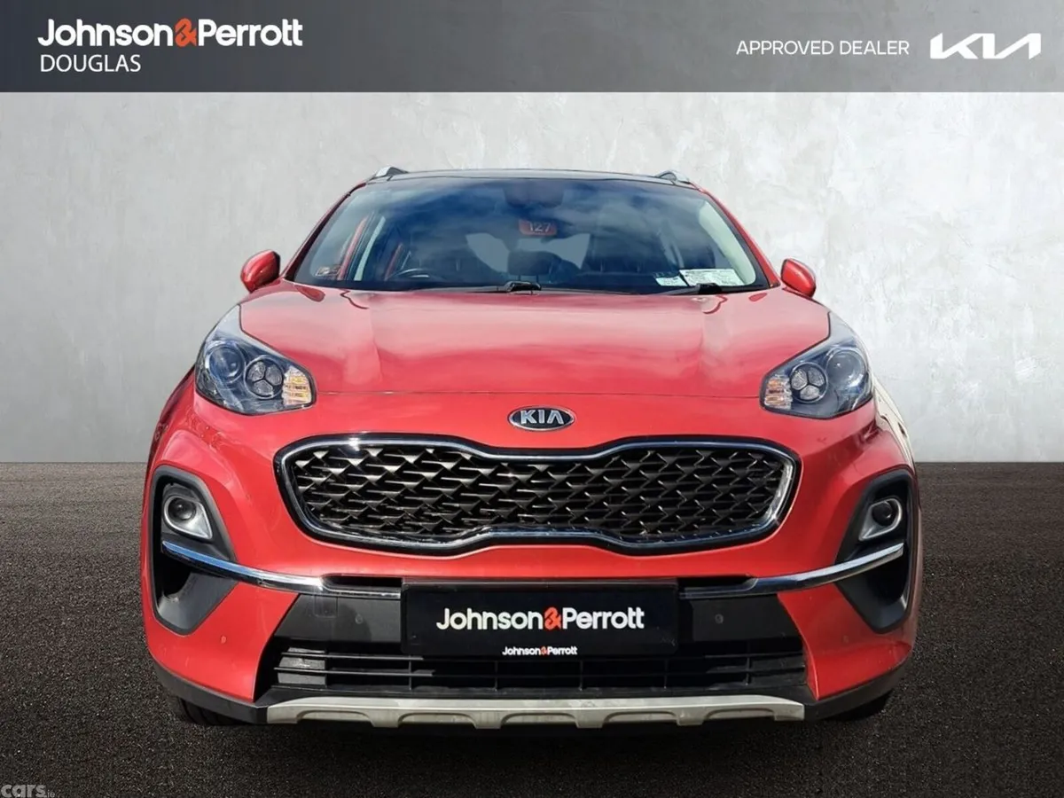 Kia Sportage SUV, Diesel Hybrid, 2021, Red