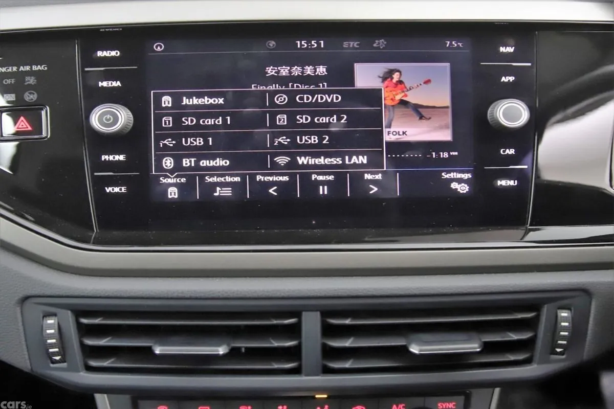 Volkswagen Polo Hatchback, Petrol, 2019, Black