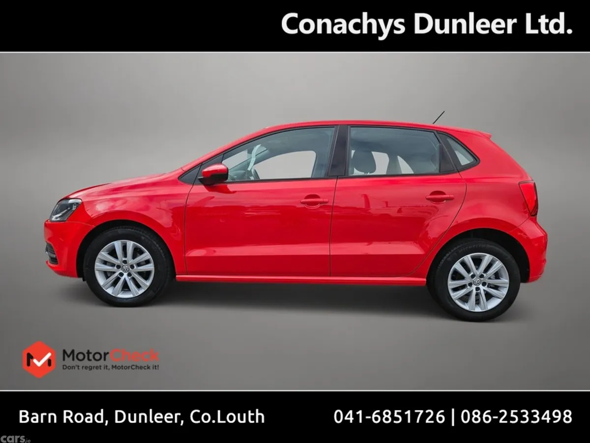 Volkswagen Polo Hatchback, Petrol, 2016, Red