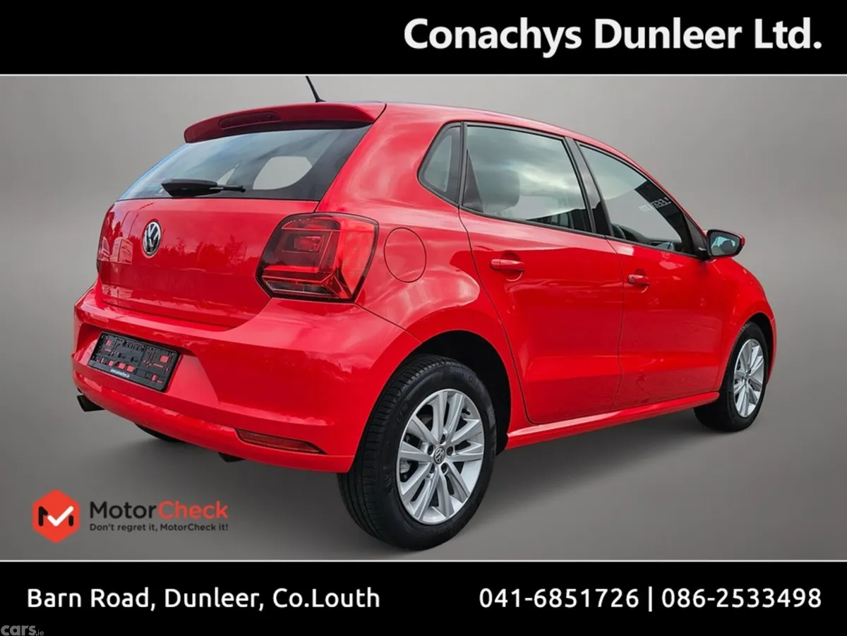 Volkswagen Polo Hatchback, Petrol, 2016, Red