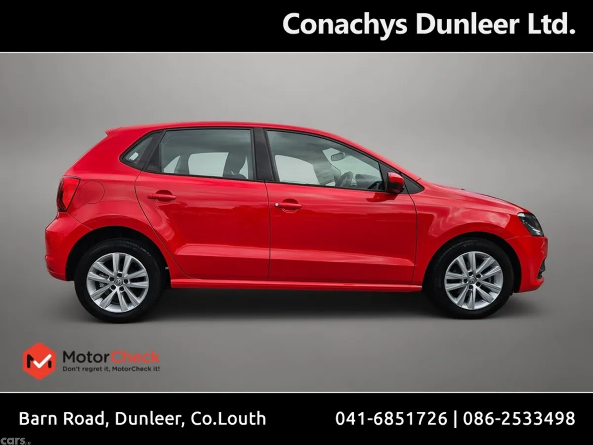 Volkswagen Polo Hatchback, Petrol, 2016, Red