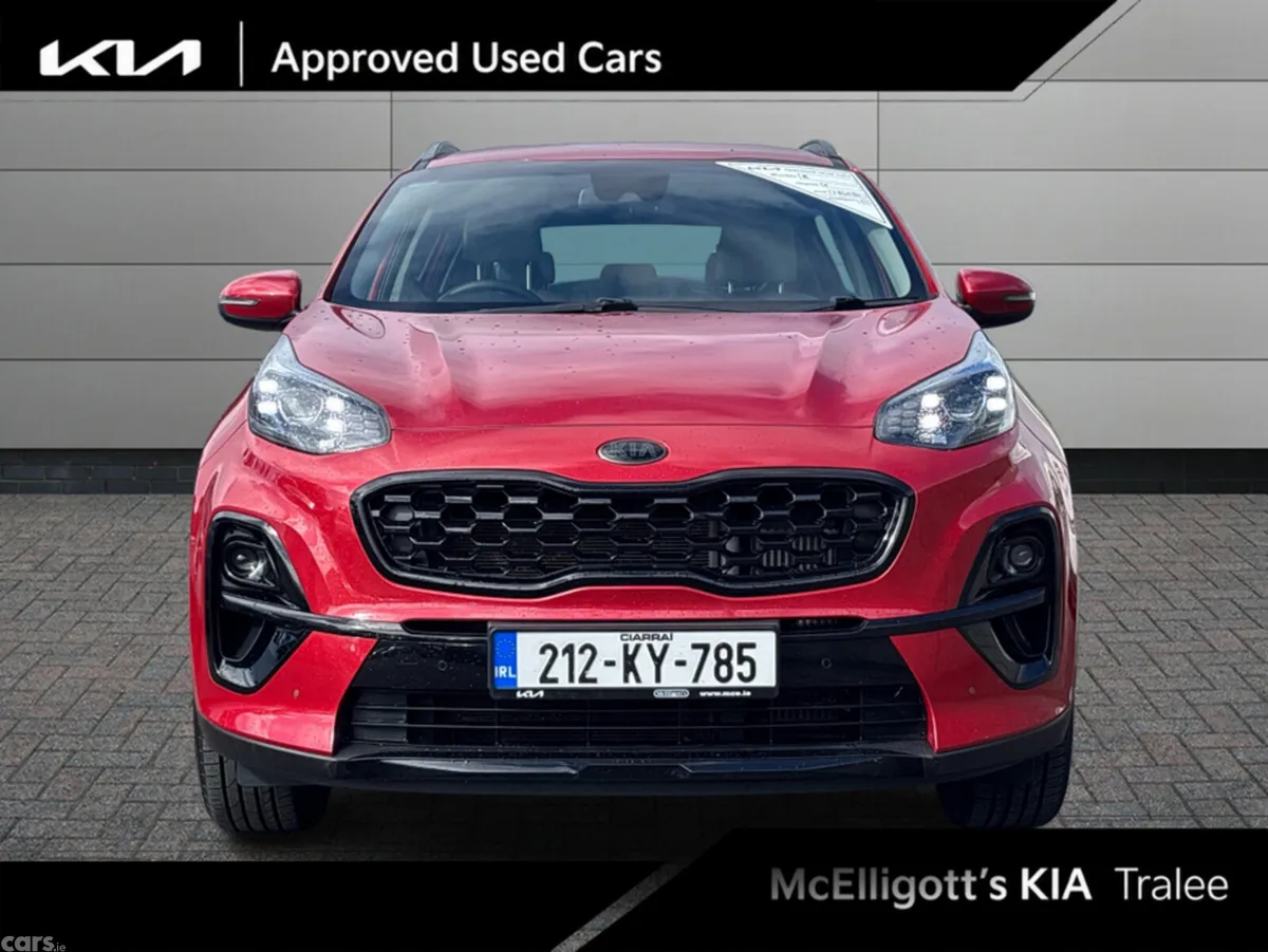 Kia Sportage MPV, Diesel Hybrid, 2021, Red