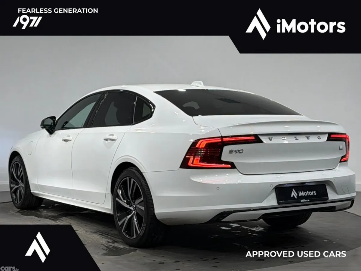 Volvo S90 Saloon, Petrol Plug-in Hybrid, 2022, White